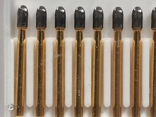 T & F #9406 Egg GOLD Fine Polishing Burs 30 Blade Carbide 10pk Made in The Usa