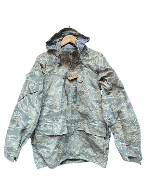 Original USAF US Air Force ABU APECS Tiger Stripe GoreTex Jacke Medium/Reg #167