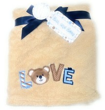 Zak and Zoey 30x40 Soft Snuggly Blanket LOVE Size: 30" x 40"