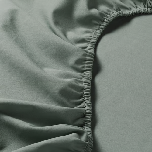 Ikea Dvala Fitted Sheet 100% Cotton High Quality Bed Sheets Single/Double/king - Picture 15 of 33