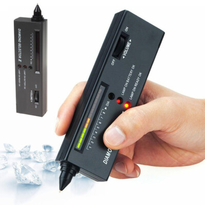 LED Diamant Schmuckstein Tester Diamanttester Diamantprüfer Diamond Prüfgerät KG