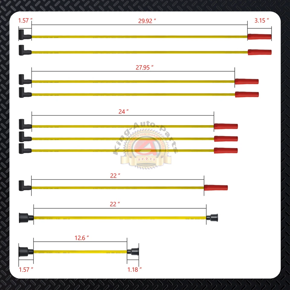 Chevy BBC 350 454 HEI Distributor Wires Ignition Combo Kit for 5.7L GM08 Foto 4 de 4
