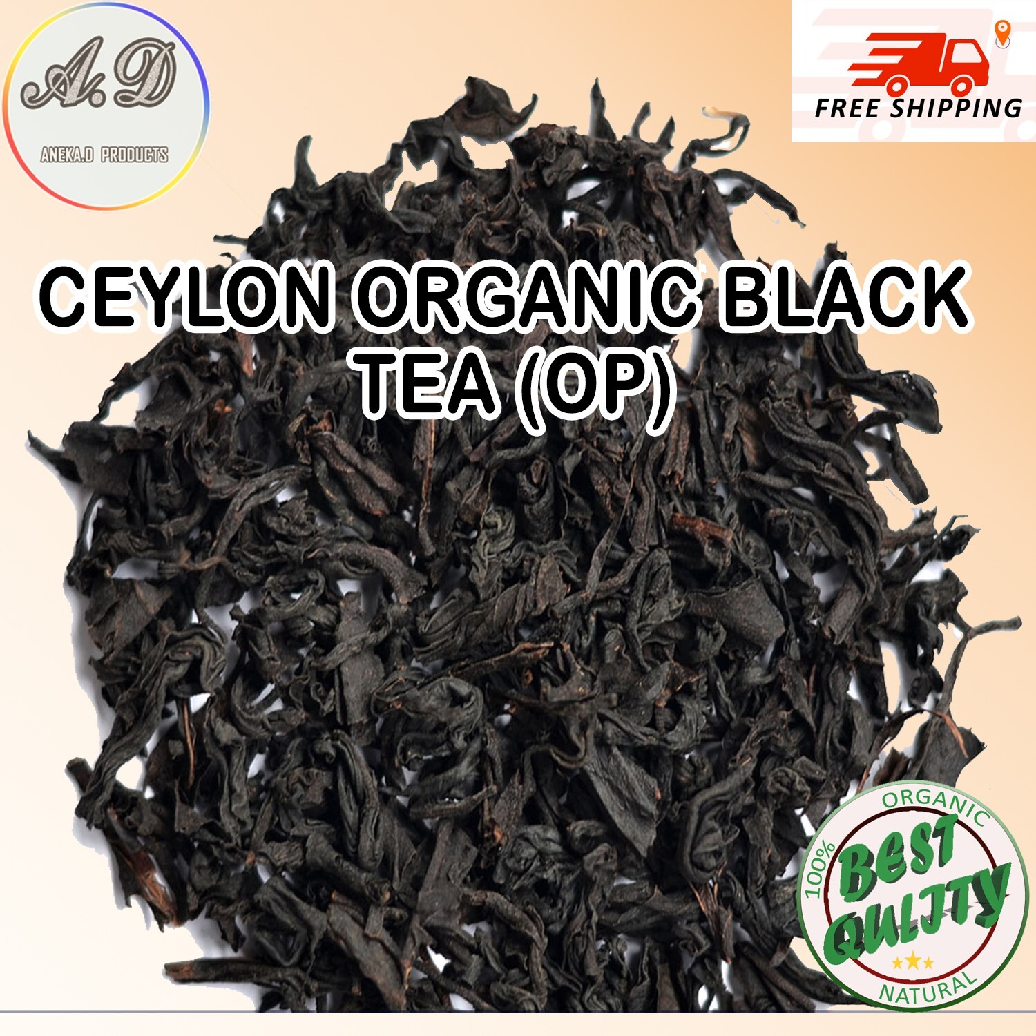 Op1 Ceylon Organic Loose Pure Premium Natural Leaf Tea, Quality 100%