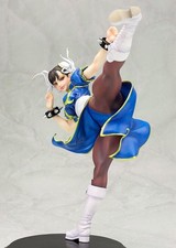 KOTOBUKIYA Street Fighter Chun-Li PVC Figure Blue 17" Unopened