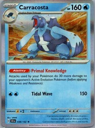 Carracosta 038/142 Holo Rare Stellar Crown