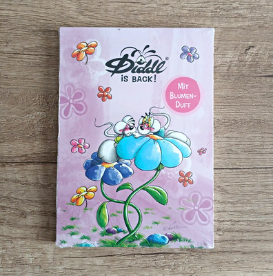 Diddl Block DIN A6  Diddl is back!  mit Blumenduft, Franchise Diddl