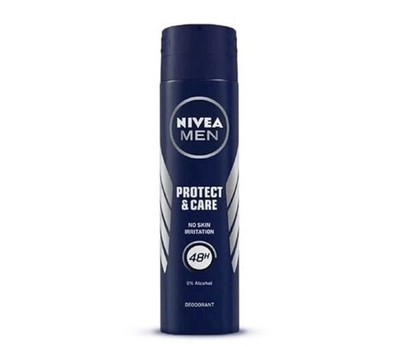 NIVEA Protect & Care 48 hour Antiperspirant Spray for MEN 150 ml NEW