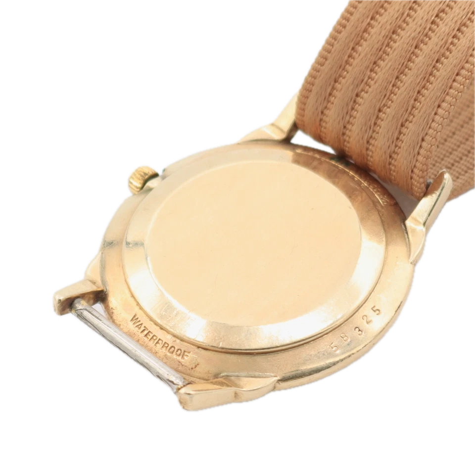 Vintage 33mm Lucien Piccard Seashark Men's Automatic Wristwatch 10k Gold Filled - Image 4 of 4