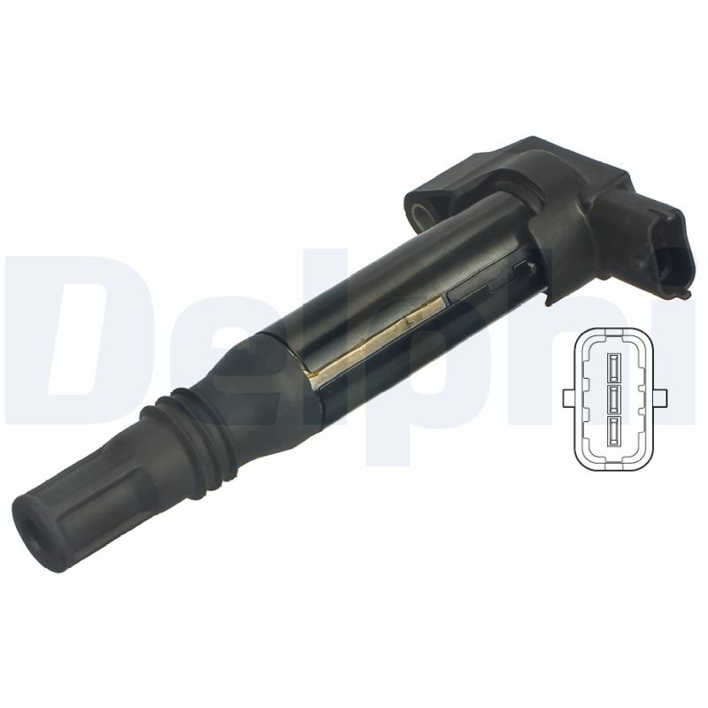 Bobine d'allumage Delphi GN1058312B1 robuste en résine isolante