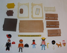 PLAYMOBIL Teile und Figuren aus 3770 Colorado Springs Western Bahnhof RARITÄT