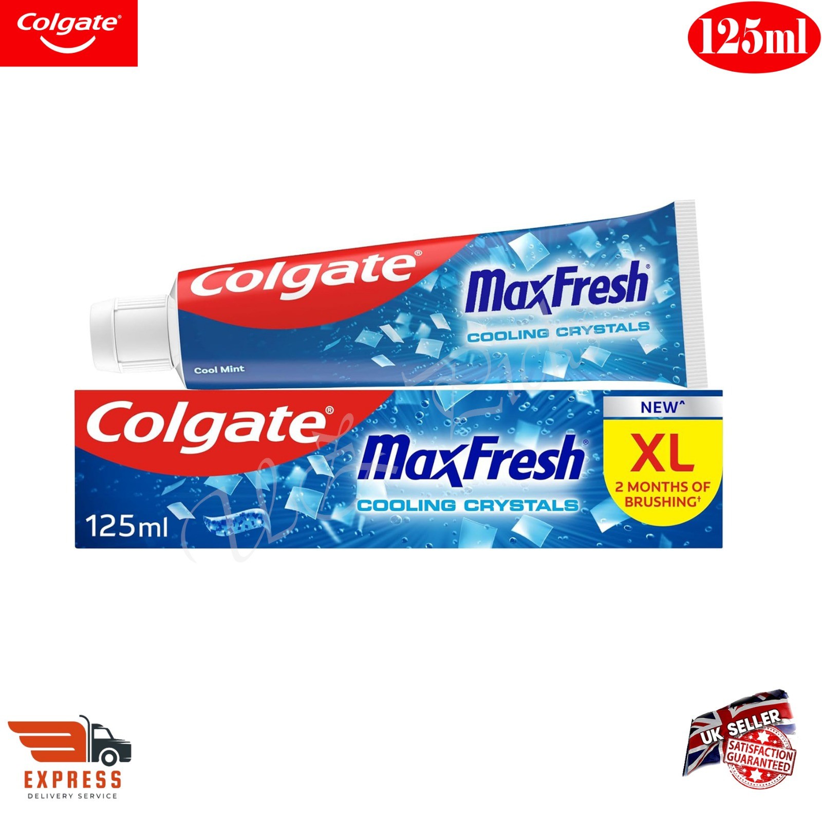 125 ML Colgate MaxFresh Ultra Freeze BLUE Toothpaste COOLING CRYSTALS COOL MINT