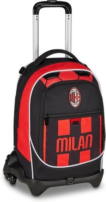 Seven Trolley School Jack 3 Wheels Milan, Black, 33 L, Collapsible, Cross-over