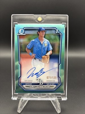 2026 Bowman James Quinn-Irons Teal Refractor Auto /125 Color Match