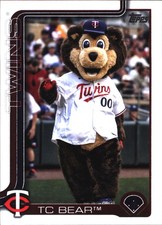2025 Topps TC Bear Mascots #M-15 Minnesota Twins FREE SHIPPING