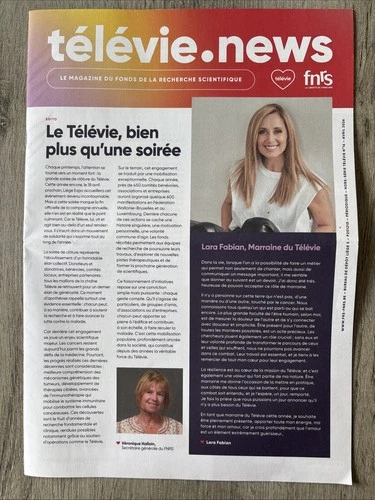 LARA FABIAN MAGAZINE BELGIQUE 2026 Collector Rare Complet