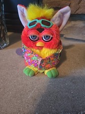 Vintage 1999 Hawaiian shirt Tropical Furby Toys R Us