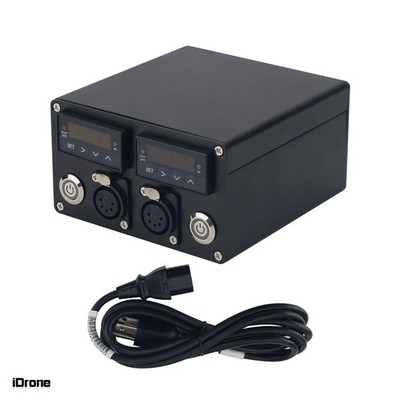 Intelligent Electric Digital Dual PID Controller Dual Display w/ Power Cable id8