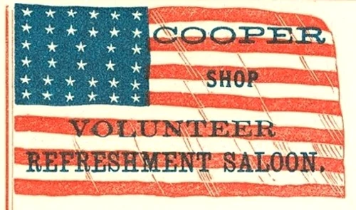 PA $4 PHILADELPHIA Cooper Shop Volunteer Refreshment Saloon Nov 1864 Civil War