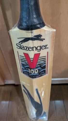 New Sealed Slazenger V-500 Panther Cricket Bat Size 5 - Picture 2 of 6