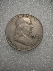 1958 Franklin Half Dollar Denver Mint 50C 90% Silver Circulated Business Strike