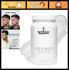 64oz Hair Gel for Men - Humidity Resistant, Alcohol-Free, All-Day Shine Hold