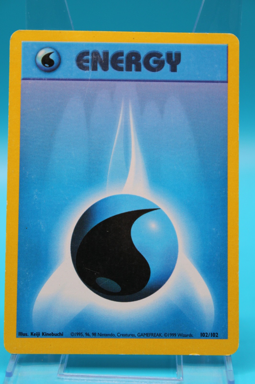 Pokémon TCG Water Energy 102/102 Common 1999 WOTC Base Set
