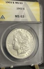 1903 Better Date Morgan Silver Dollar ANACS MS 63 Blast White & Beautiful