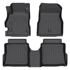 Floor Liner 2 Rows Liner For 2020-2025 Nissan Versa TPE Rubber All Weather
