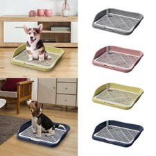 Dog Toilet Reusable Pet Litter Box Mesh Grids Toilet Pee Pad