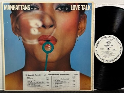 MANHATTANS Love Talk LP COLUMBIA AL 35693 STEREO DJ PROMO 1979 Soul Funk Disco