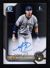 2022 Bowman Chrome Prospect Auto Antonio Pinero #CPA-AP Auto 0cv