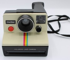Vintage Land Instant Camera Polaroid Rainbow Stripe One Step Untested USA