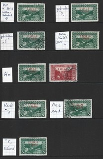 ÖSTERREICH BOSNIEN HERZEGOWINA 1914 Aufdruck Ausgabe Spezial Sammlung