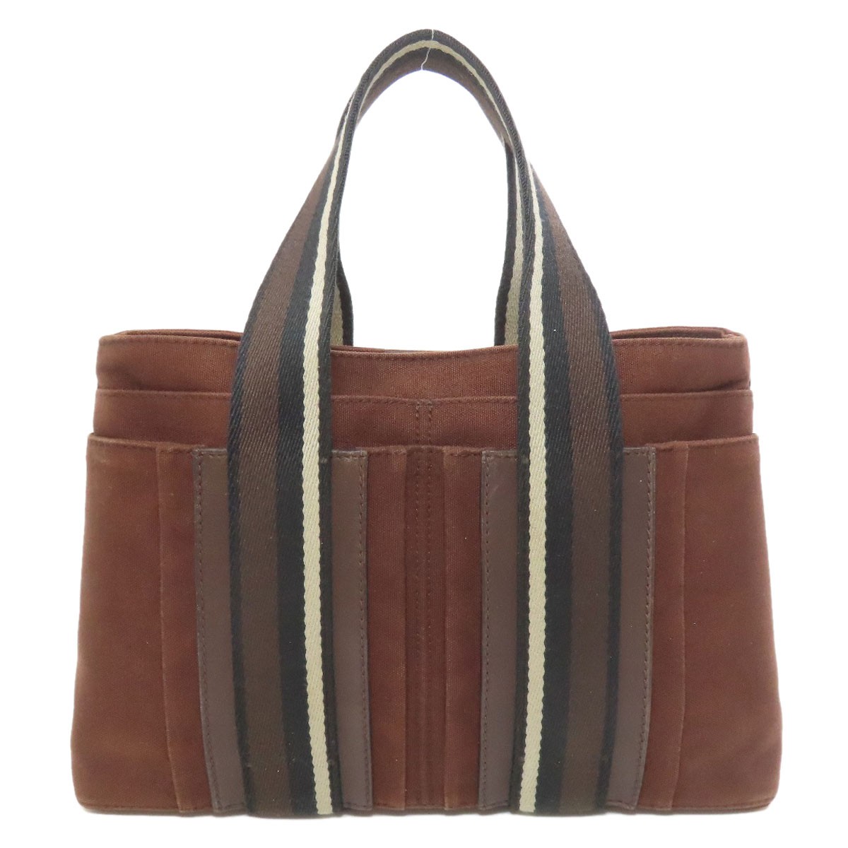 HERMES Toroca Horizontal PM Canvas Handbag for Women Pre-Owned
