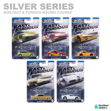 2025 Hot Wheels Silver Series Fast & Furious Racing Course NEW - Select Option