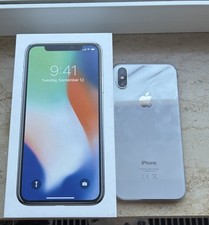 Apple iPhone X 64GB Silber – Top Zustand  – voll funktionsfähig – OVP