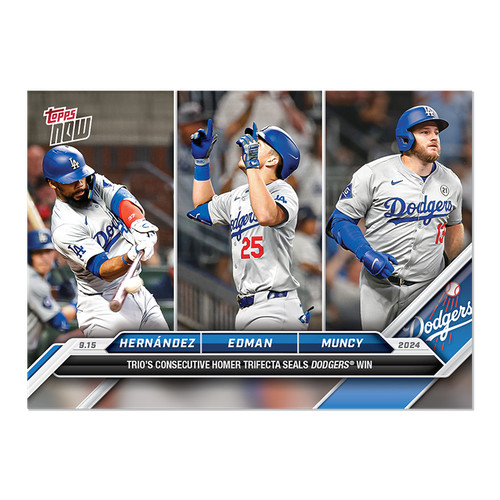 2024 Topps Now 705 HERNÁNDEZ / EDMAN / MUNCY