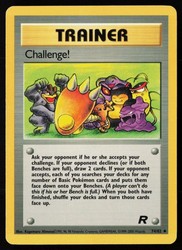 Challenge! 74/82 Team Rocket Uncommon Trainer