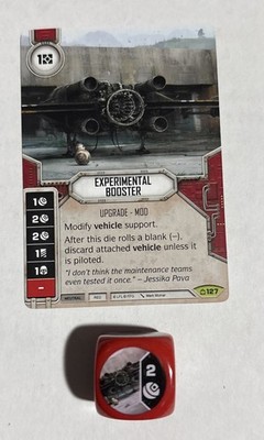 Star Wars Destiny Covert Missions #127 Experimental Booster With Die