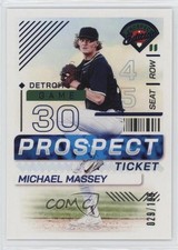 2024 Panini Prospect Edition Blue 29/199 Michael Massey #50 0ud4