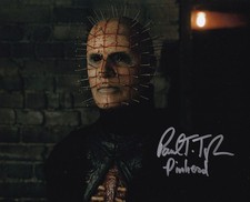 PAUL T TAYLOR signed autograph 20x25cm HELLRAISER in person autograph PINHEAD
