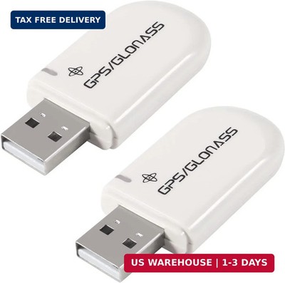 2PCS Vk-172 USB Dongle GPS Module G-Mouse Glonass Navigation, Support Windows 10