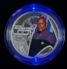 1 oz Silber Münze Tuvalu 2015 - Captain Sisko - Deep Space Nine - Star Trek