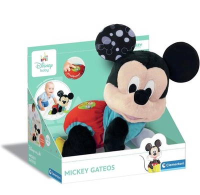 Clementoni Baby Mickey Gateos Interaktives Plüschtier Lauflernhilfe ab 6 Monate 