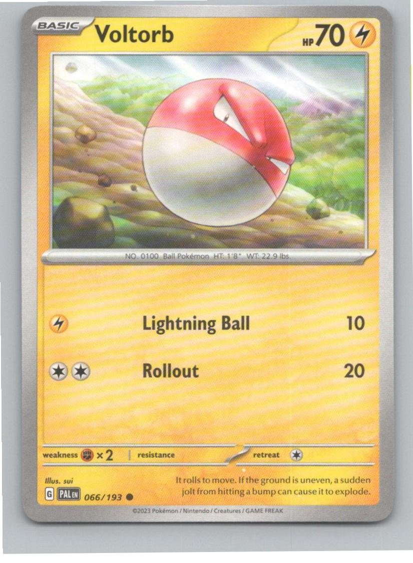 SV02: Paldea Evolved #066/193 Voltorb Pokemon TCG