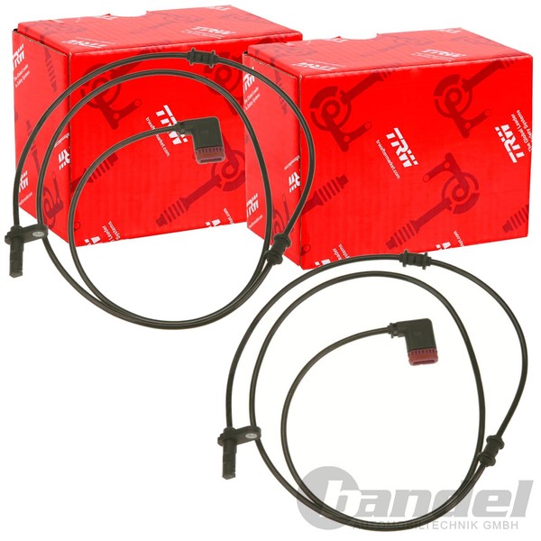 2X TRW ABS-SENSOR Raddrehzahl Hinten Passend FÜR MERCEDES-BENZ CLS E-KLASSE-image