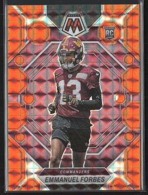 2023 Panini Mosaic #319 Emmanuel Forbes Orange Mosaic #/199 Rookie RC