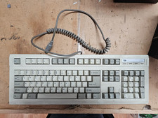 Rare Retro Vintage EXPO Clicky AT Keyboard White Cross Mechanical Key Switches