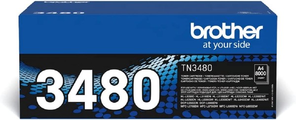 Brother Jumbo Toner TN-3480 Schwarz (Ca. 8000 Seiten)-image