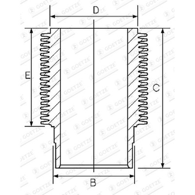   GOETZE CYLINDER LINER 14-900100-00 NEU DE STOCK